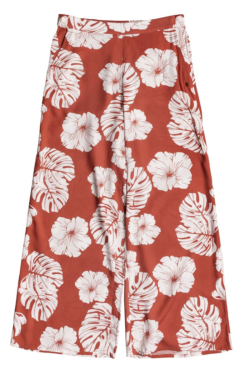 Roxy Midnight Avenue Wide Leg Pants, Alternate, color, 