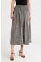 Gingham Pull-On Skirt