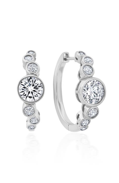 Stardust Cubic Zirconia Hoop Earrings