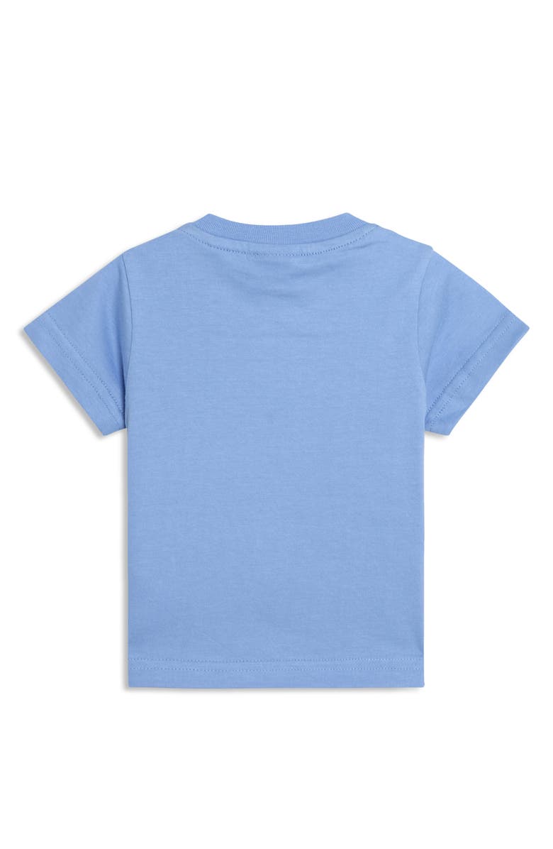 JOJO MAMAN BEBE Shark Appliqué Romper & T-Shirt Set, Alternate, color, Marl Grey