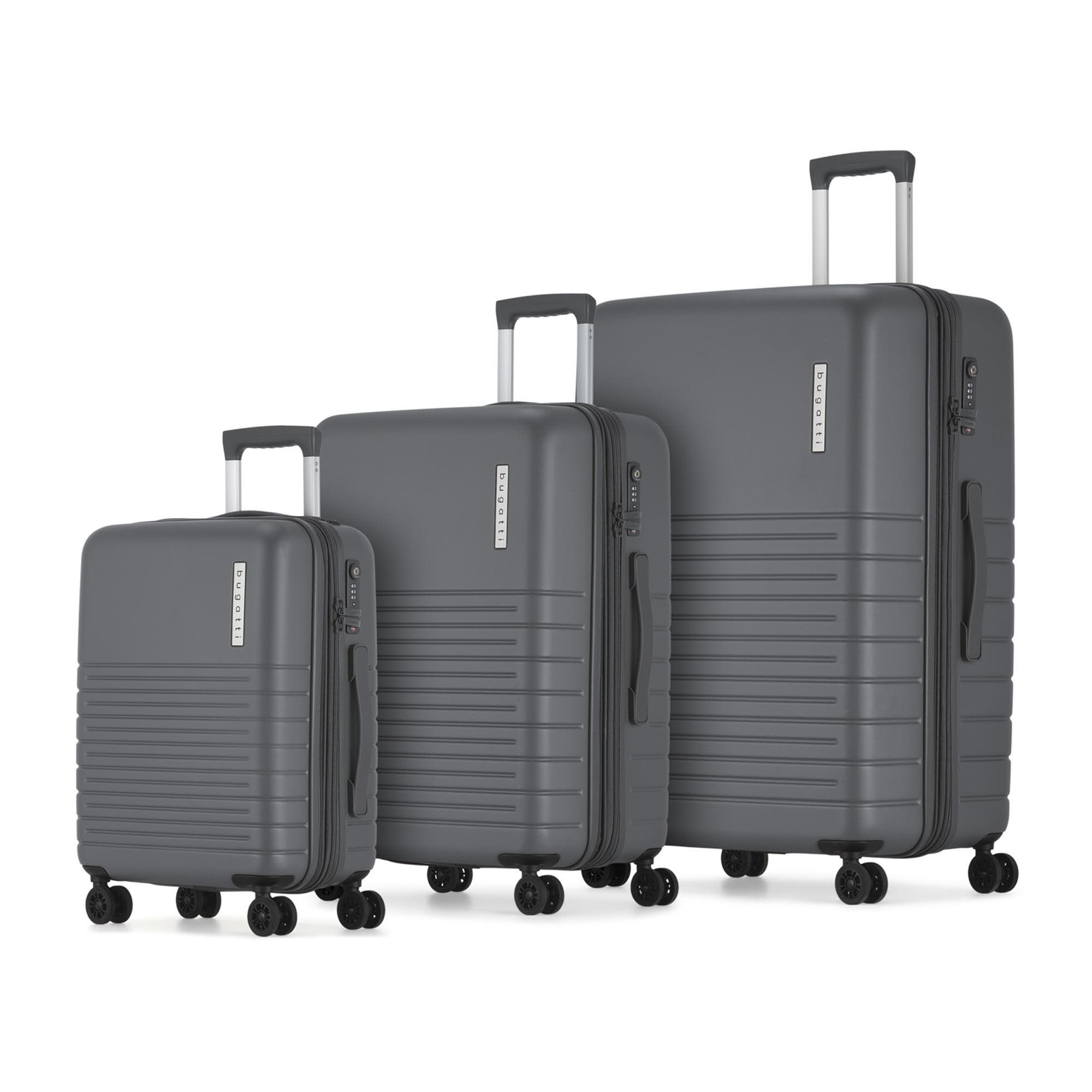 bugatti Birmingham 3 Piece Luggage Set with Expansion, Main, color, 