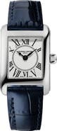 FREDERIQUE CONSTANT Carrée Leather Strap Watch, 23mm x 21mm