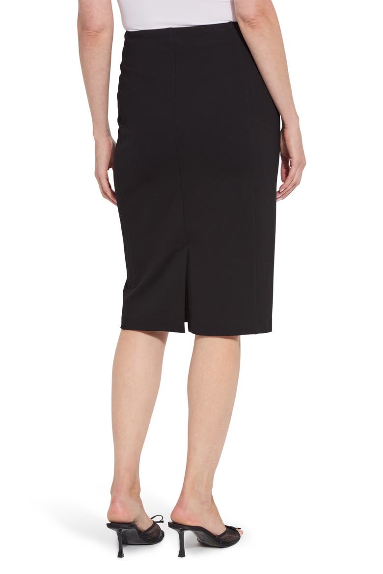 'Lyssentials The Perfect Pencil Skirt, Alternate, color, BLACK