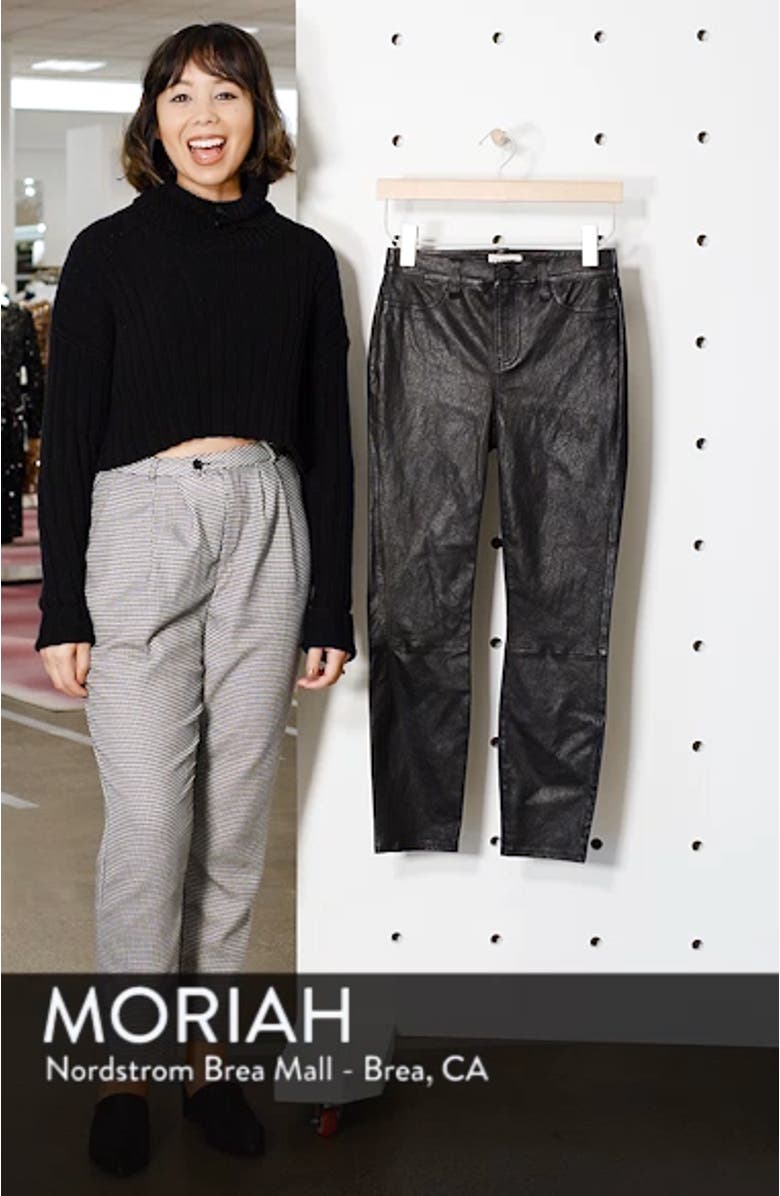 Adelaide High Waisted Leather Pants, sales video thumbnail
