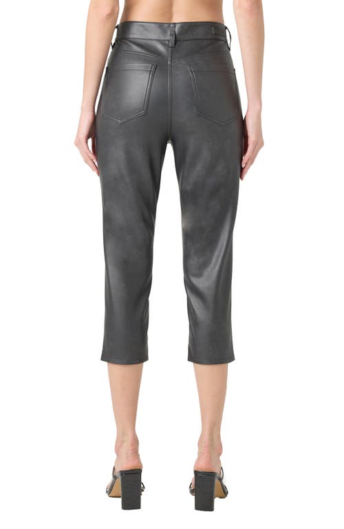 BLANKNYC BLANKNYC FAUX LEATHER CAPRI PANTS
