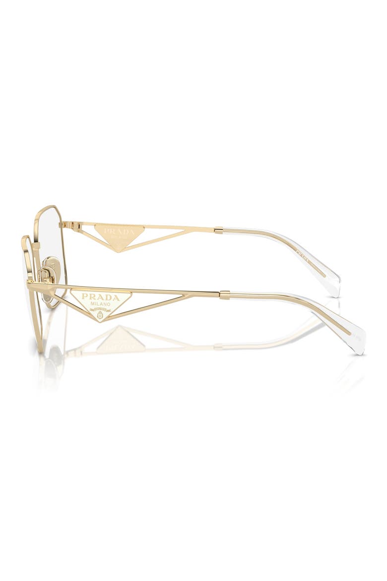 55mm Irregular optical glasses, Alternate, color, PALE GOLD
