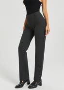 Betabrand Two Pocket DPYP Dress Pant Yoga Pants Straight Leg