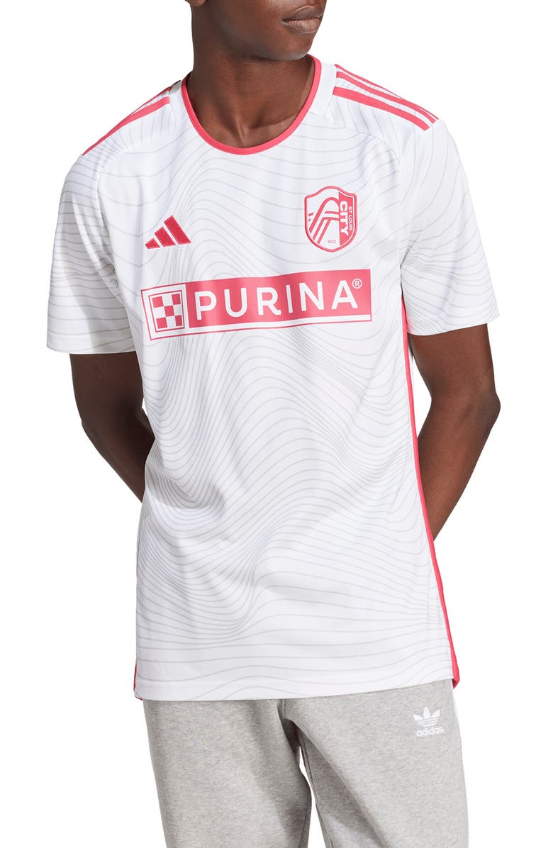 adidas St. Louis City Soccer Club Away Jersey, Main, color, 