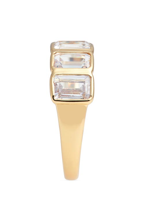 Nordstrom Cubic Zirconia Bezel Set Ring In Gold