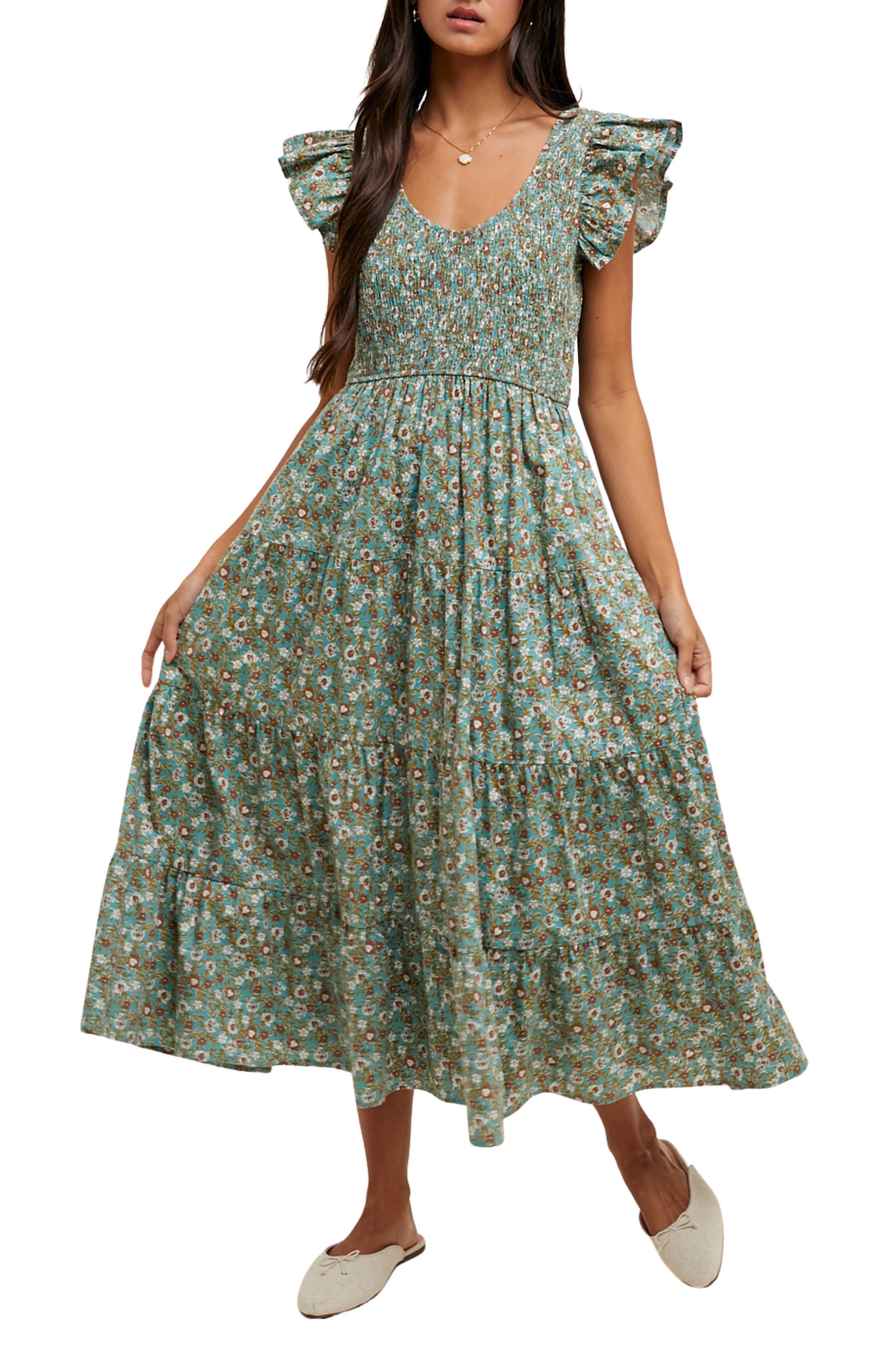 WISHLIST Floral Maxi Dress