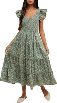 WISHLIST Floral Maxi Dress