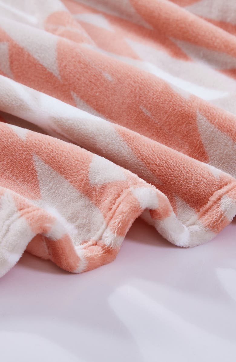 Wrangler Southwestern Plush Fleece Throw - 50" x 60", Alternate, color, Orange