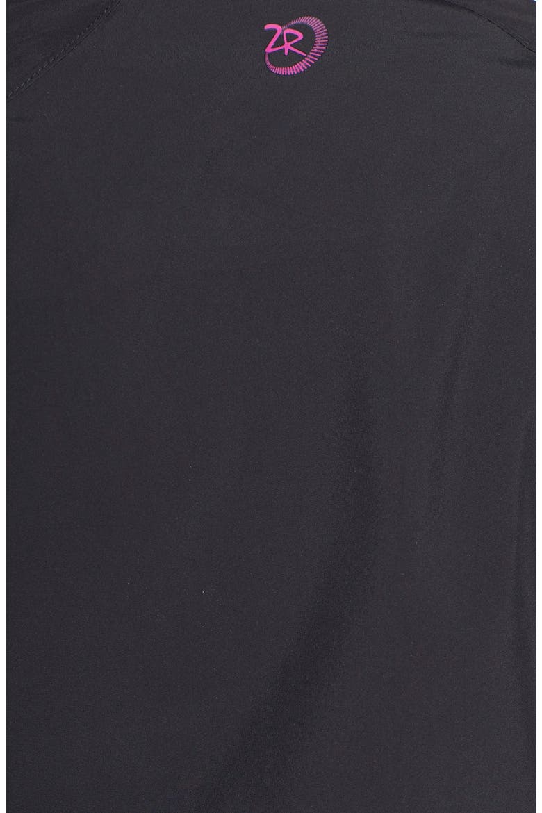 'Olivia' Hooded Rain Jacket, Alternate, color, BLACK