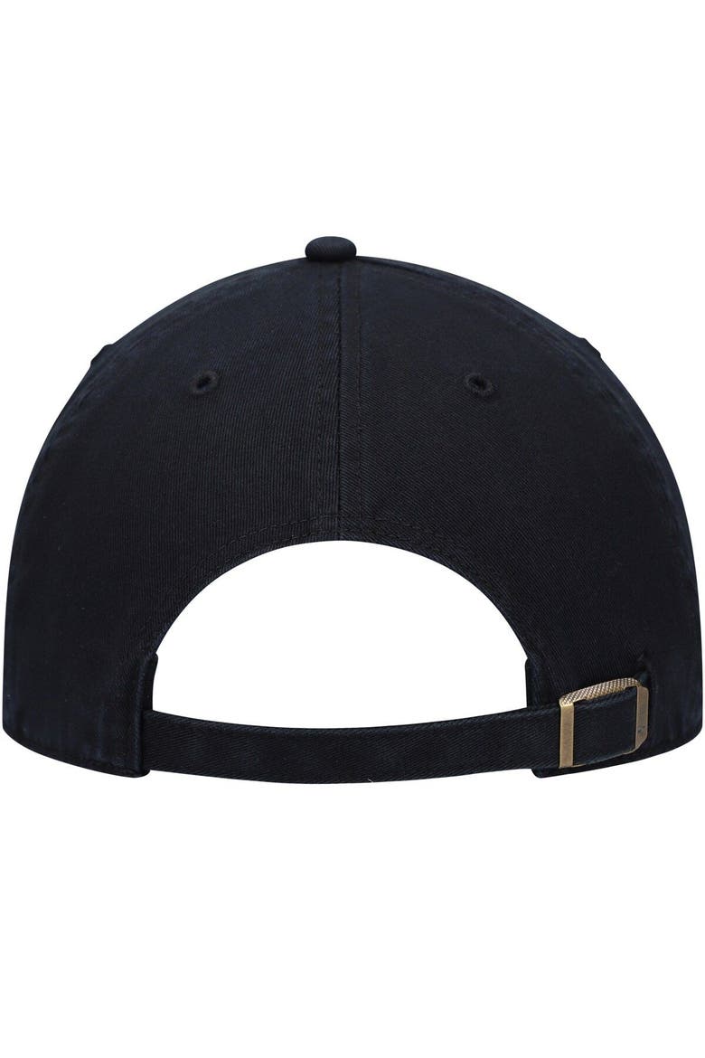 Men's '47 Black Detroit Lions Team Tonal Clean Up Adjustable Hat, Alternate, color, Black