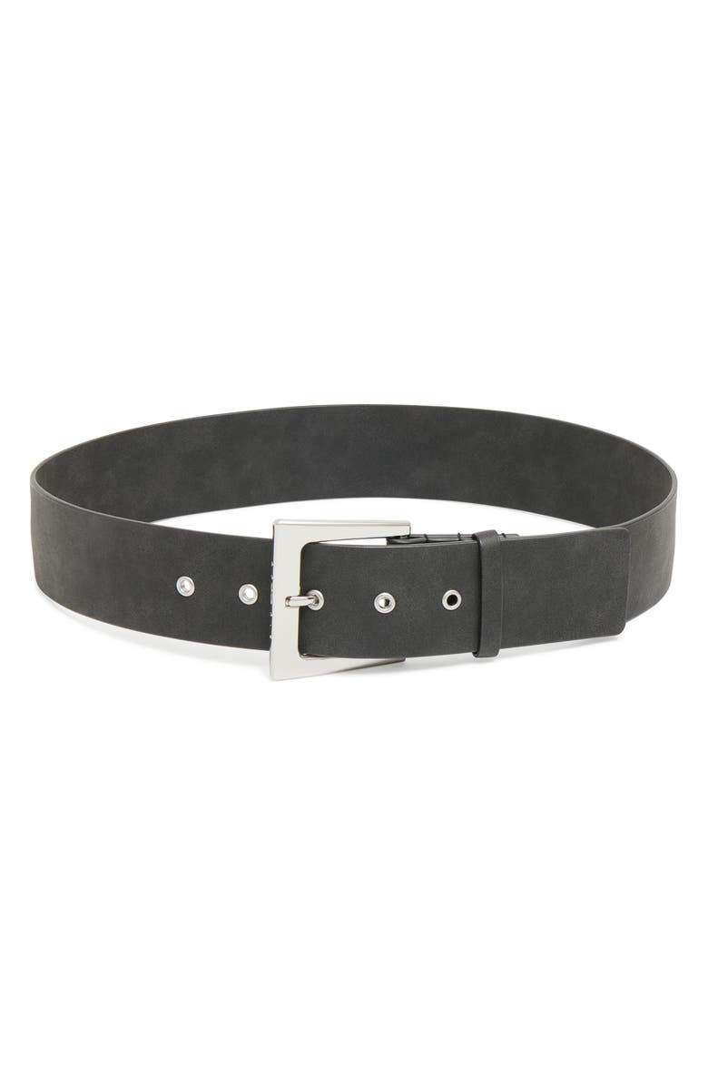 Apparis Blaze Faux Suede Belt, Main, color,
