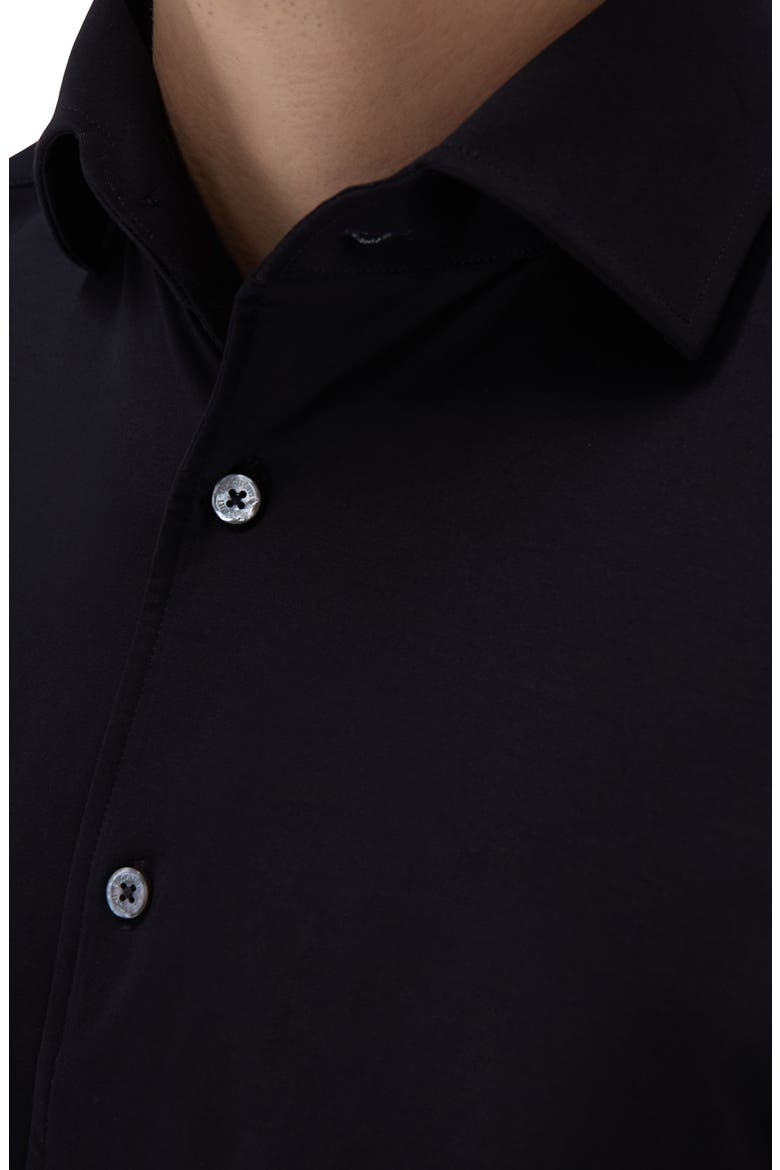 Devon OoohCotton® Button-Up Shirt, Alternate, color, BLACK