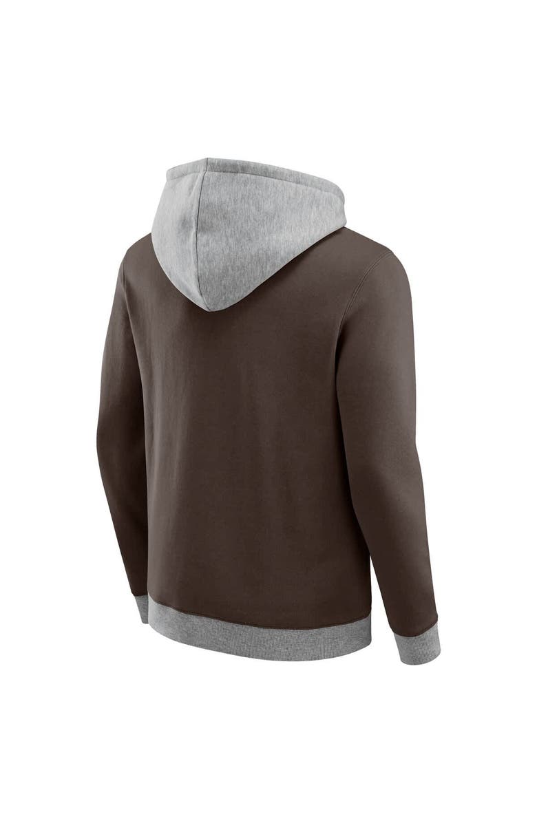 Darius Rucker Collection by Fanatics Men's Darius Rucker Collection by Fanatics Brown Cleveland Browns Coaches Hoodie, Alternate, color, Brown