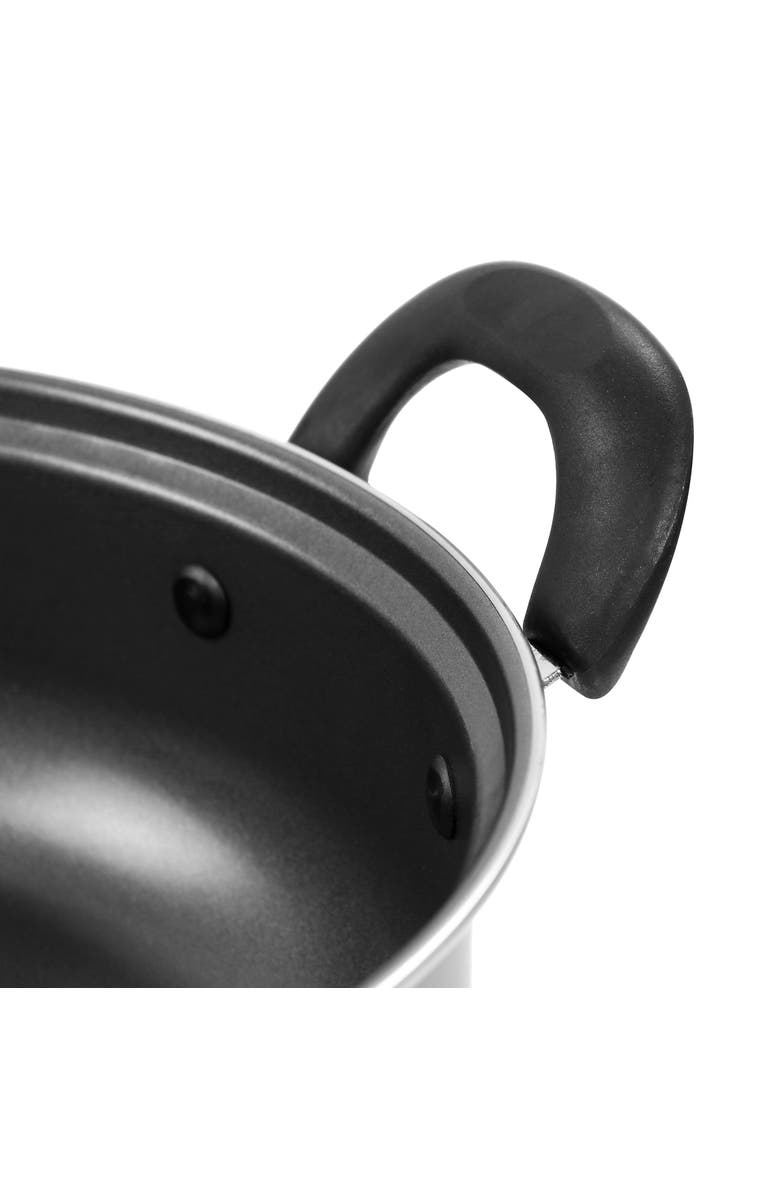 Gibson Everyday Everyday 12 Inch Highberry Nonstick All Purpose Pan with Lid, Alternate, color, Grey