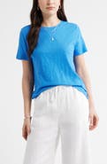 Caslon® Cotton Blend Crewneck T-Shirt