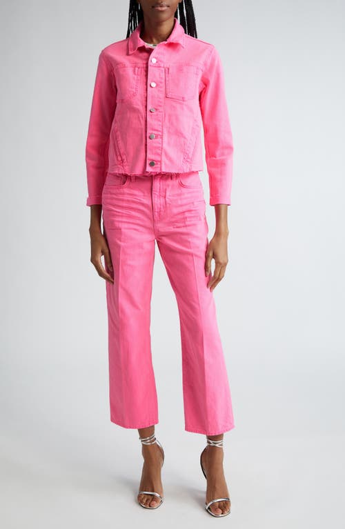 L Agence L'agence June High Waist Crop Stovepipe Jeans