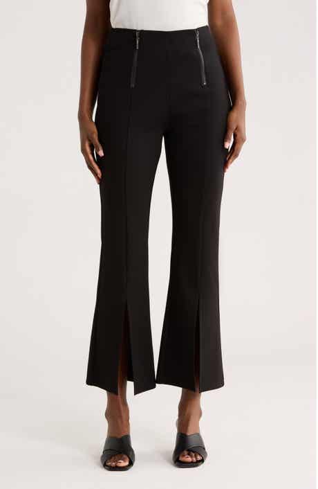 PATRIZIA LUCA Front Slit Wide Leg Pants