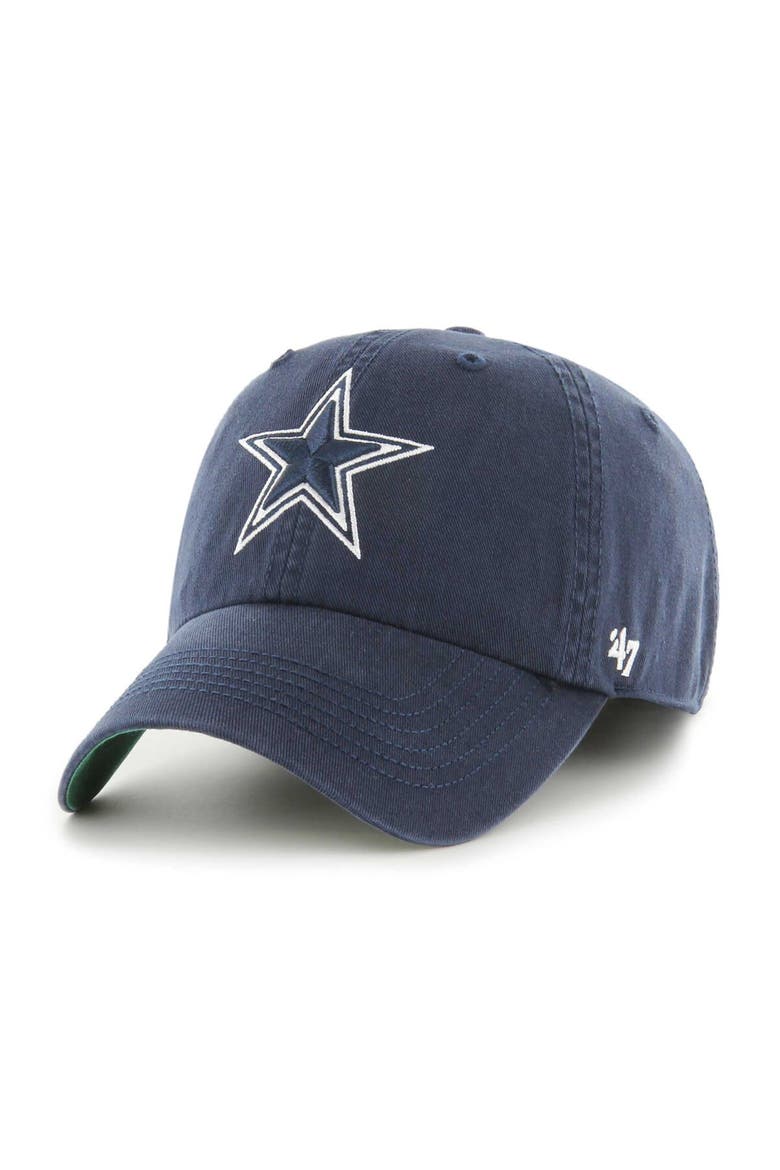 Men's '47 Navy Dallas Cowboys Sure Shot Franchise Fitted Hat, Alternate, color, Navy