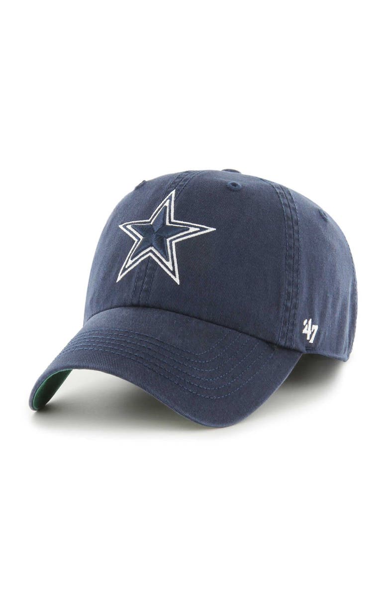 '47 Men's '47 Navy Dallas Cowboys Sure Shot Franchise Fitted Hat, Alternate, color, Navy