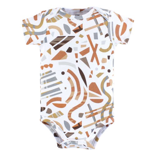 Hudson Baby Essential Cotton Bodysuits 5-piece Set In Multi