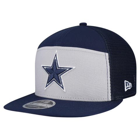 Men's New Era Gray/Navy Dallas Cowboys Outdoor Split Panel 9FIFTY Snapback Hat