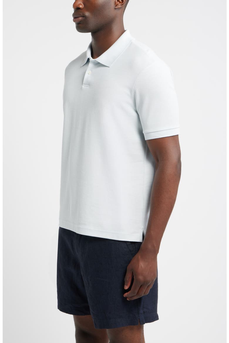 Pima Cotton Piqué Polo, Alternate, color, BLUE BREEZE