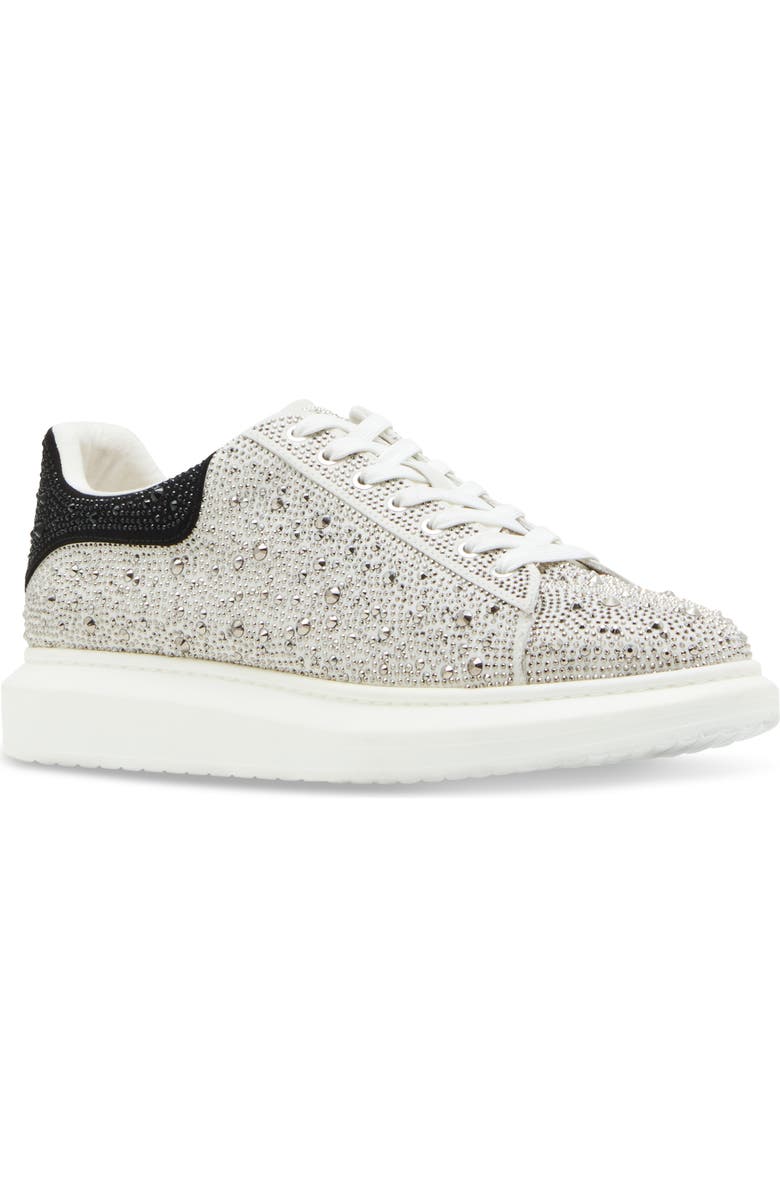 Steve Madden Icebergg Rhinestone Sneaker, Main, color, Iridescent