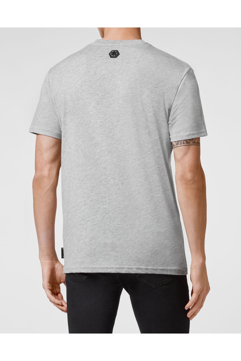 T-Shirt Round Neck Men, Alternate, color, grey