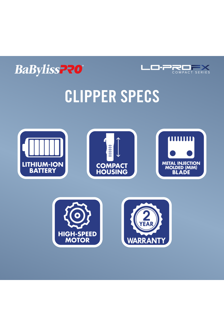 LO-PROFX Compact Series Clipper, Alternate, color, Blue