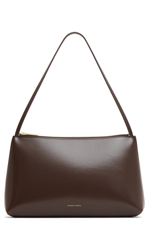 Large Gaia Leather Shoulder Bag