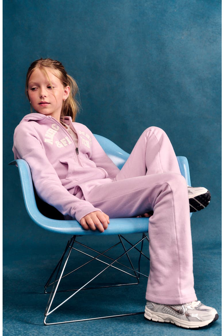 Logo Full-Zip Hoodie, Alternate, color, FAIR ORCHID
