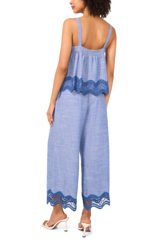 Parker The Daniela Wide Leg Crop Pants In Jean