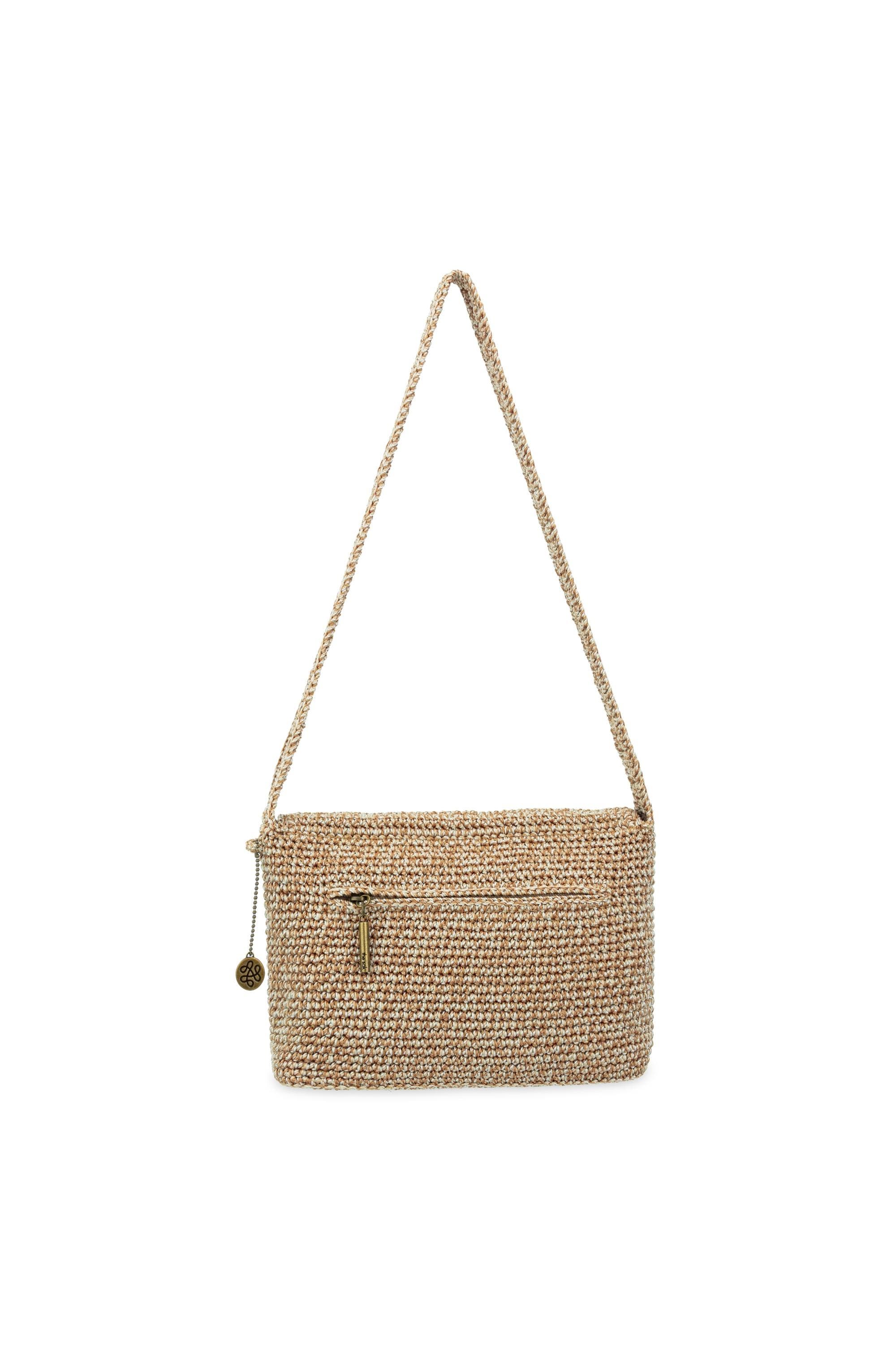 Marlow Crochet Flap Shoulder, Alternate, color, Bamboo Static