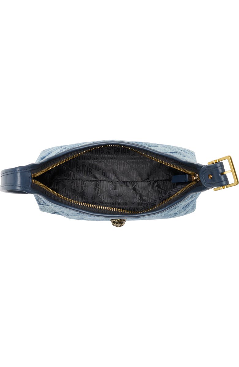 Kurt Geiger London Kurt Denim Shoulder Bag, Alternate, color, Navy