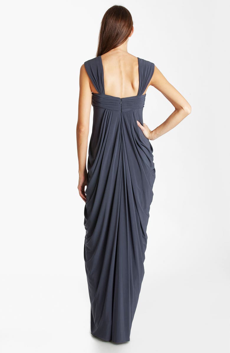 JS Boutique Draped Jersey Gown, Alternate, color, 