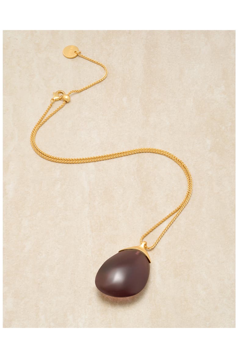 Pia Pendant Necklace, Alternate, color, GOLD TONE / BURGUNDY