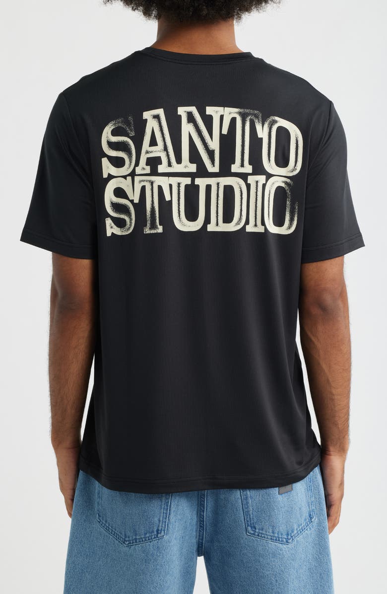 SANTO STUDIO True Tech Graphic T-Shirt, Alternate, color, Black