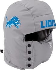 New Era Men's New Era  Gray Detroit Lions Puffer Balaclava