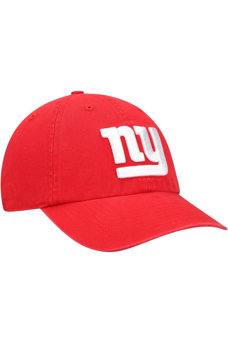 Men's '47 Red New York Giants Secondary Clean Up Adjustable Hat, Alternate, color, Red