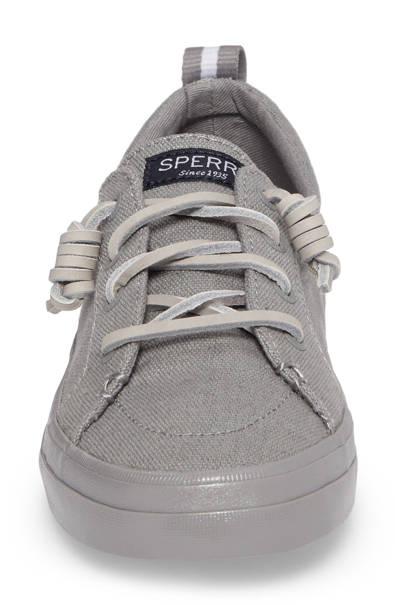 Crest Vibe Slip-On Sneaker, Alternate, color, MEDIUM GREY CANVAS
