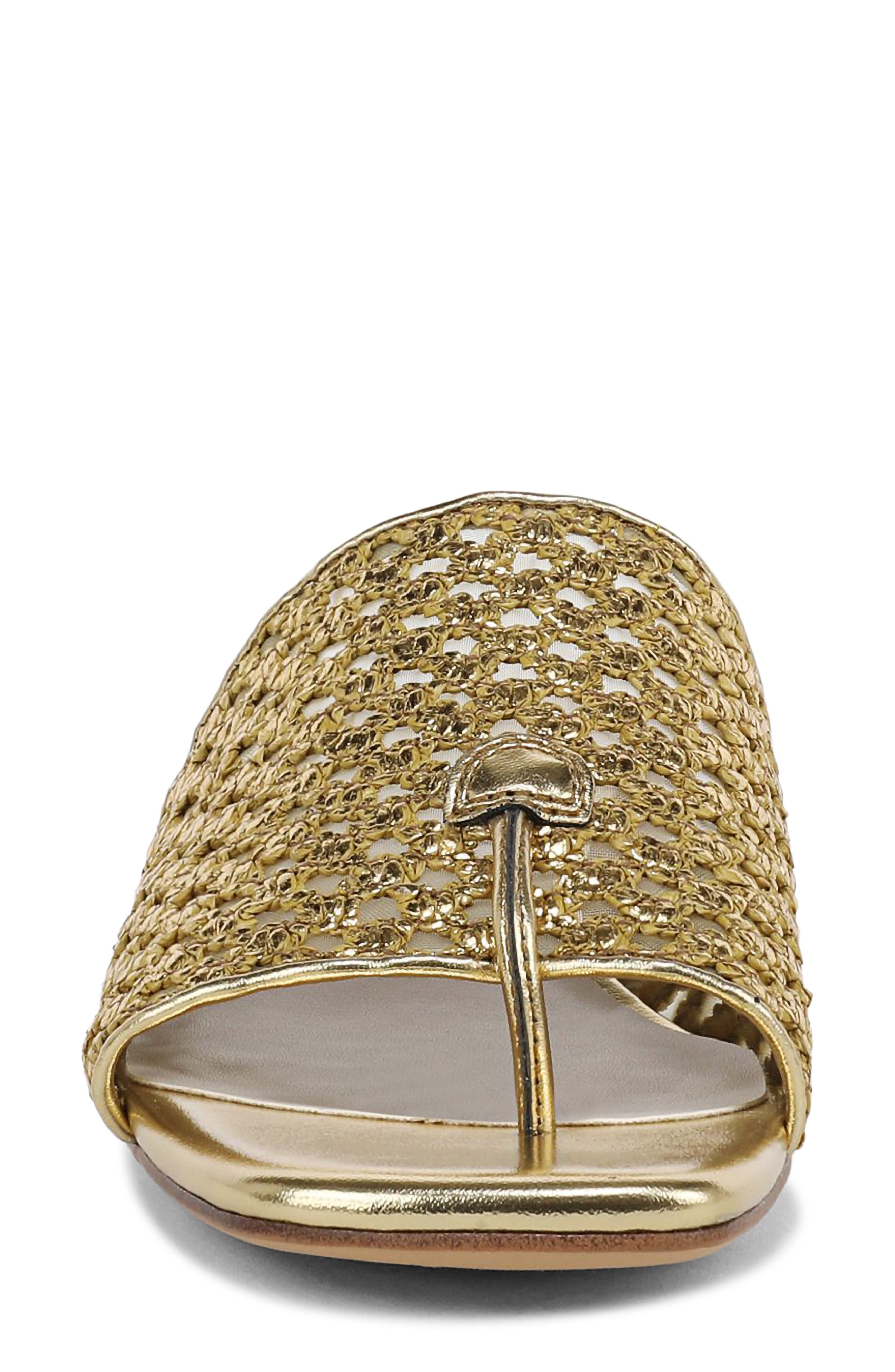 Loran Sandal, Alternate, color, GOLD/ GOLD