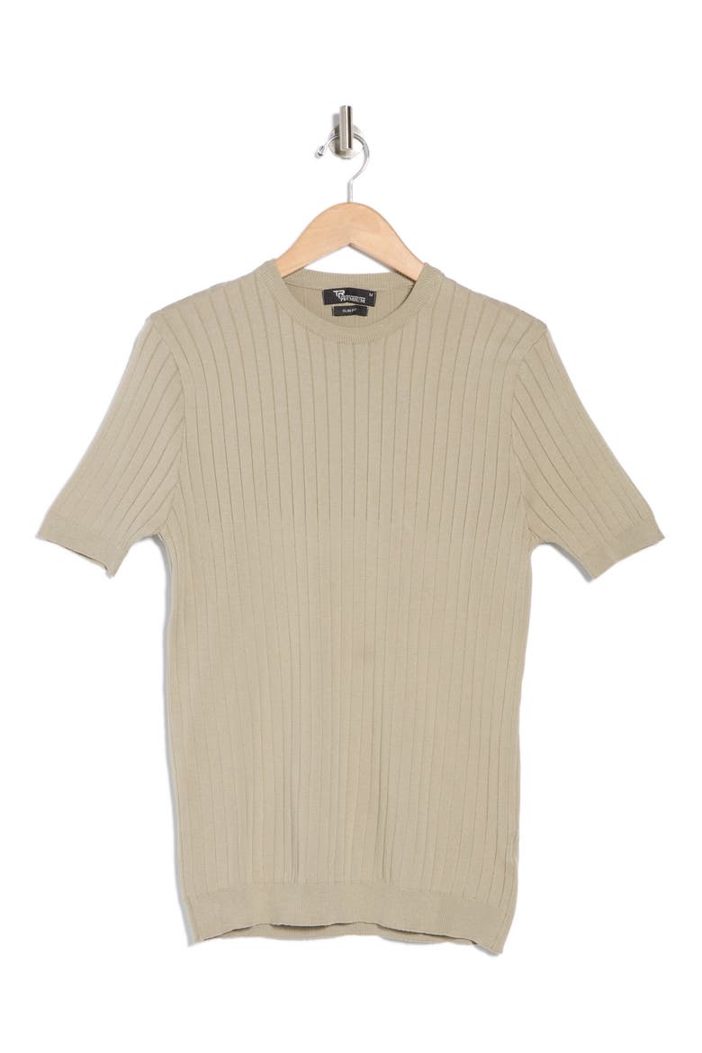 Slim Fit Sweater T-Shirt, Alternate, color, TAUPE