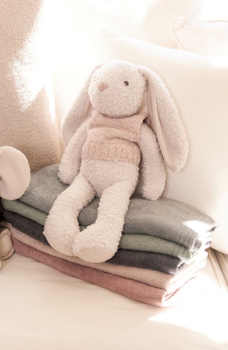 Barefoot Dreams<sup
®</sup
CozyChic<sup
®</sup
Bunny Buddy Stuffed Animal, Alternate, color, Almond-Pink