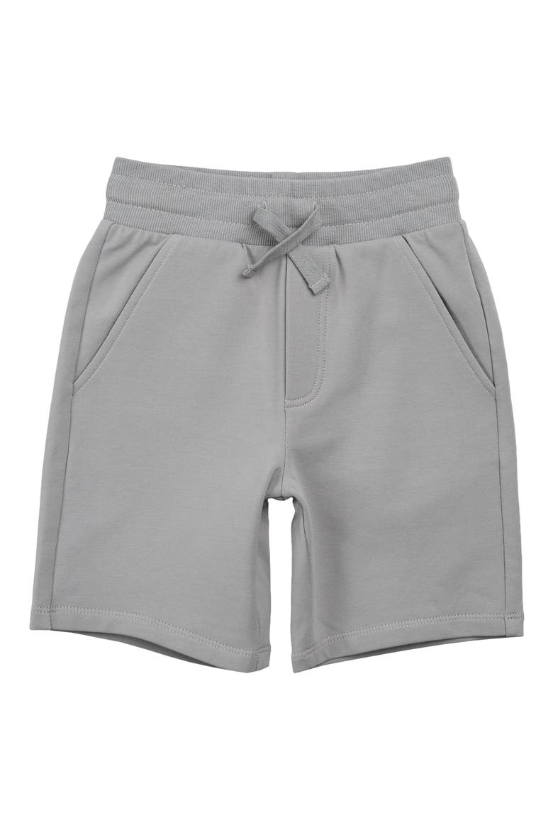Kids' Stretch Organic Cotton French Terry Sweat Shorts, Main, color, DARK GREY