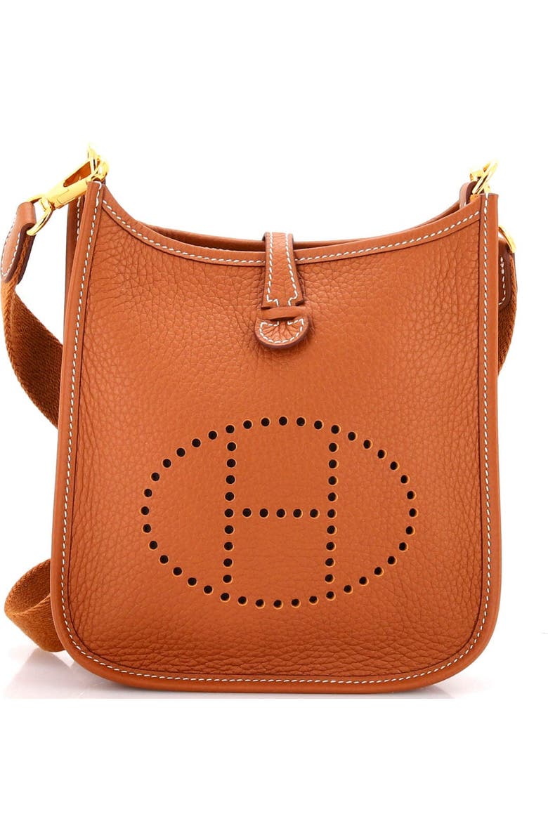 Pre-Owned Hermes Evelyne Bag Gen III Clemence TPM, Main, color, Gold