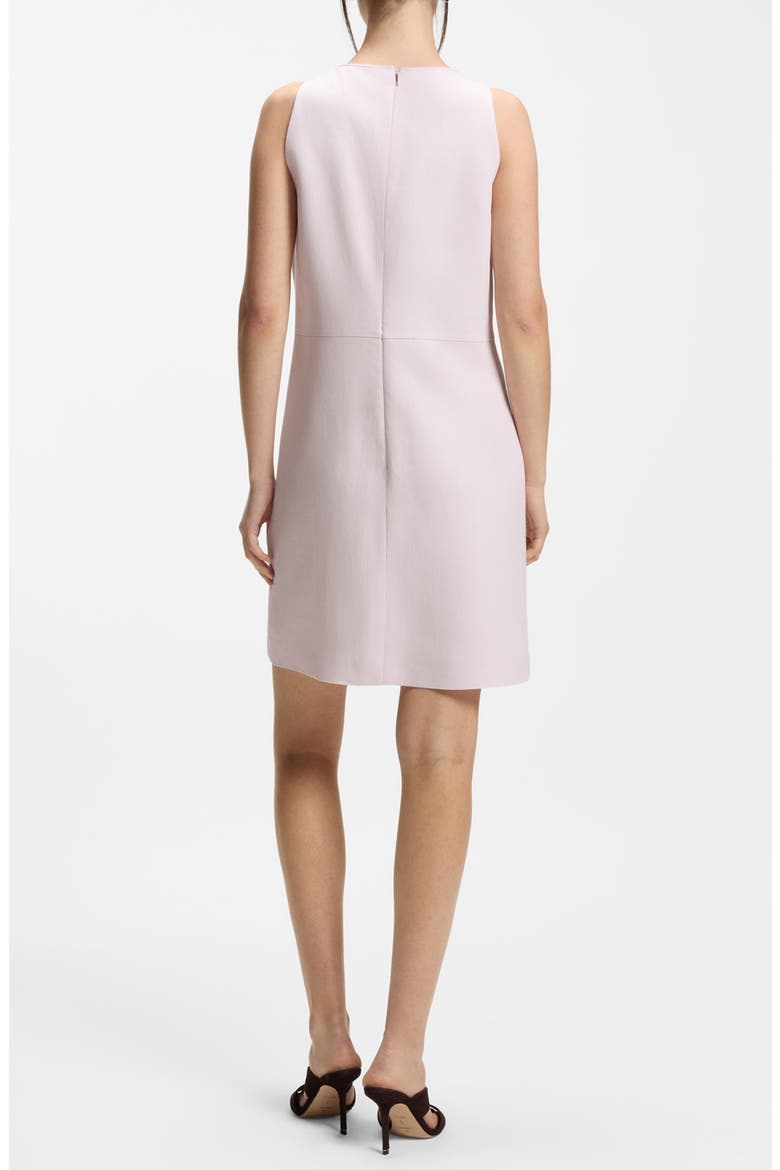 Sleeveless Linen Blend Shift Dress, Alternate, color, OCEAN ROSE